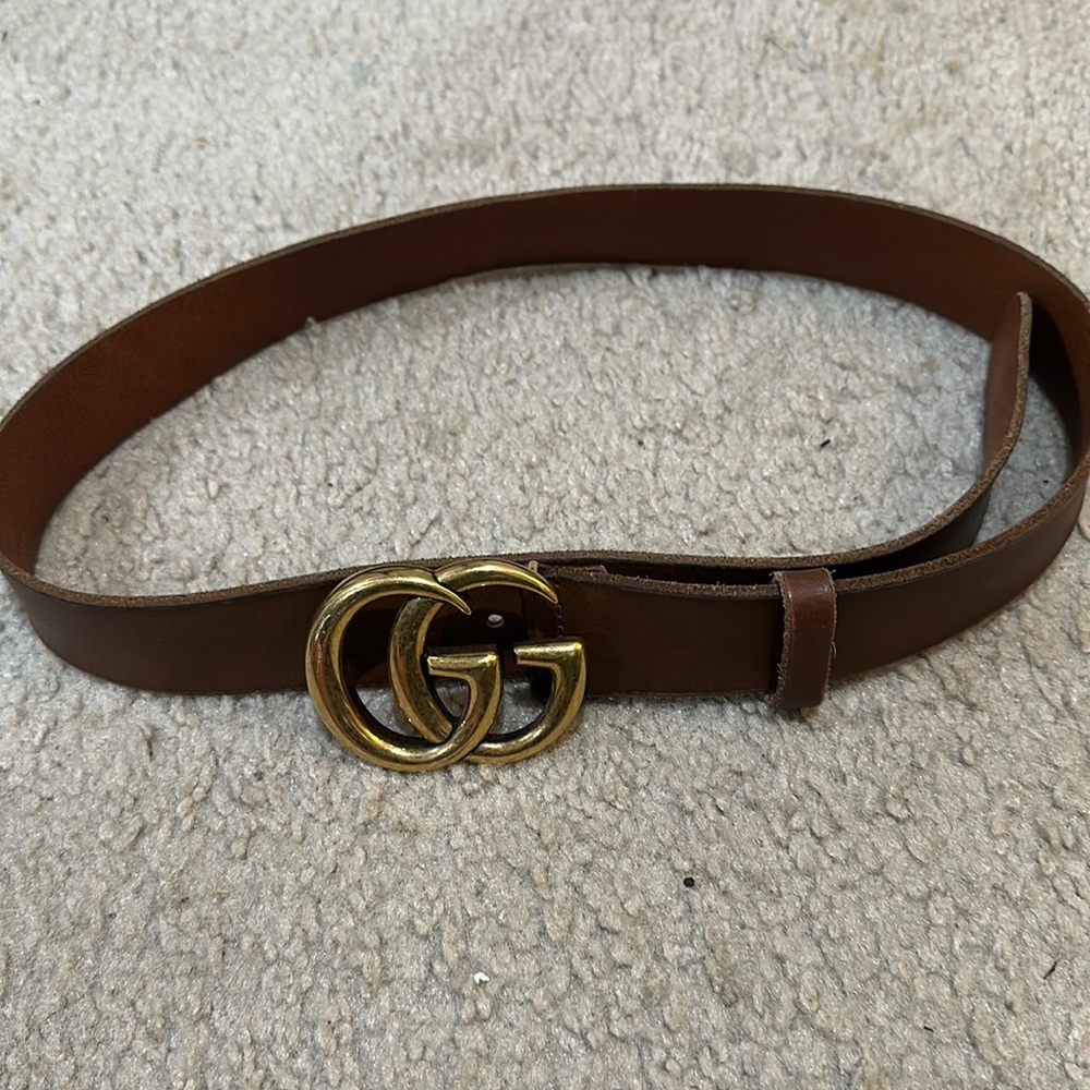 brown Gucci Belt size 85